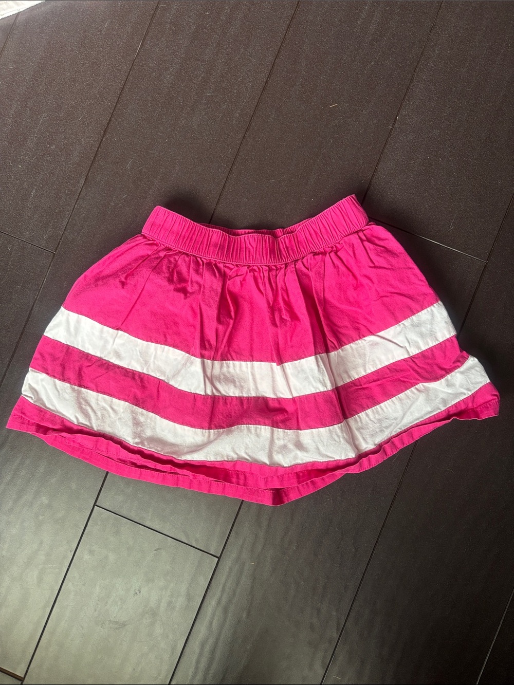GAP Hot Pink & White Striped Girls' Skirt